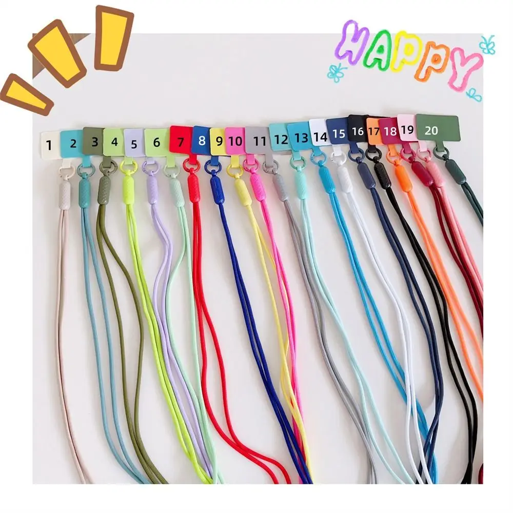 범용 조절식 휴대폰 목걸이 스트랩 안전 카드 폰 DYM 낙하 방지 크로스바디 핸드폰 스트랩 여성 소녀용