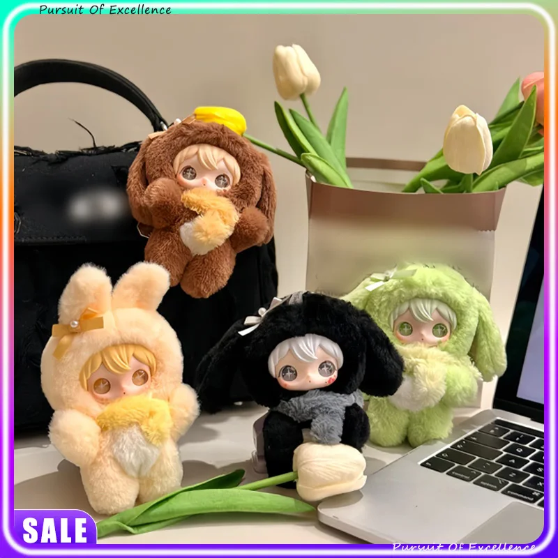 

В наличии Bunny Sparkle Shyshy Rabbit мультяшная виниловая кукла слепая коробка модный сюрприз рюкзак ручной работы кулон игрушка для праздничного подарка