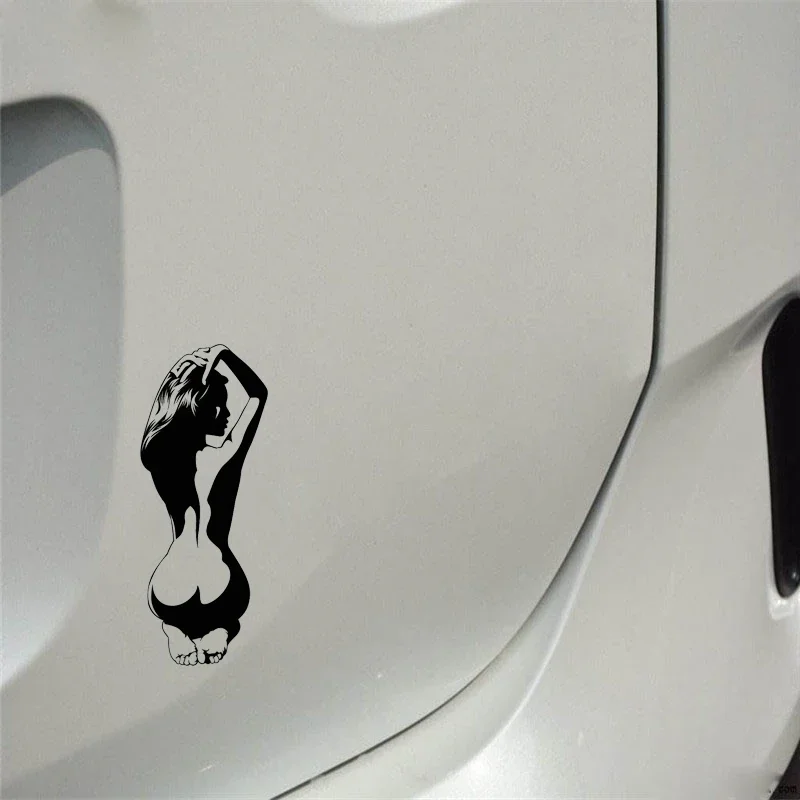 Sexy Girl Silhouette Sticker 1Pc Waterproof PVC Vinyl Decal Self Adhesive Car Motorcycle Helmet Laptop Window Bumper