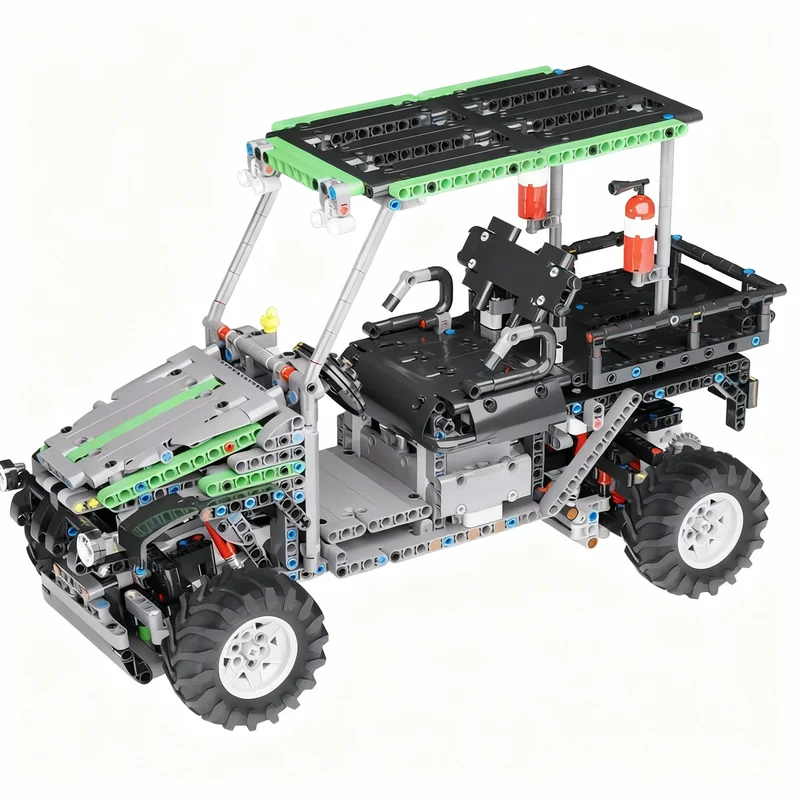 

1421pcs MOC Golf Cart Technical Model Building Blocks Construction Toy Christmas Gifts DIY Creative Idea Education Assemble