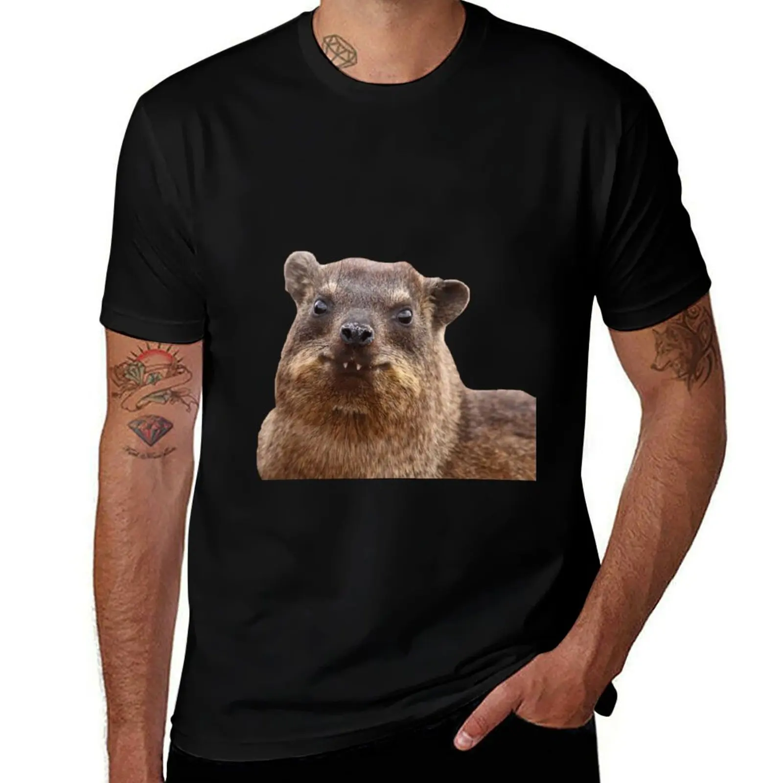 Hyrax T-Shirt Fashion Casual Short Sleeve Top T-Shirt