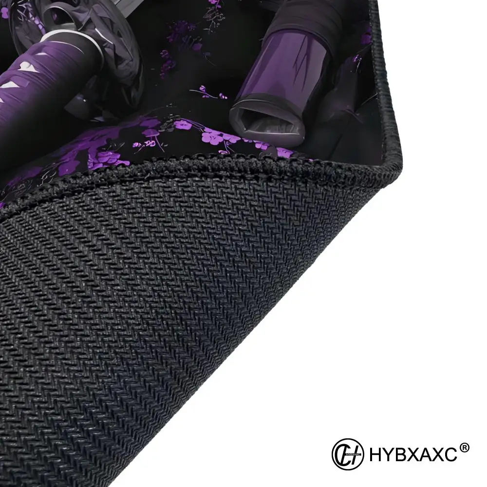 Katana Beautiful illustrations style patternsOffice Computer Desk Mat Table Keyboard Big Mouse Pad Laptop Cushion Nonslip Decor