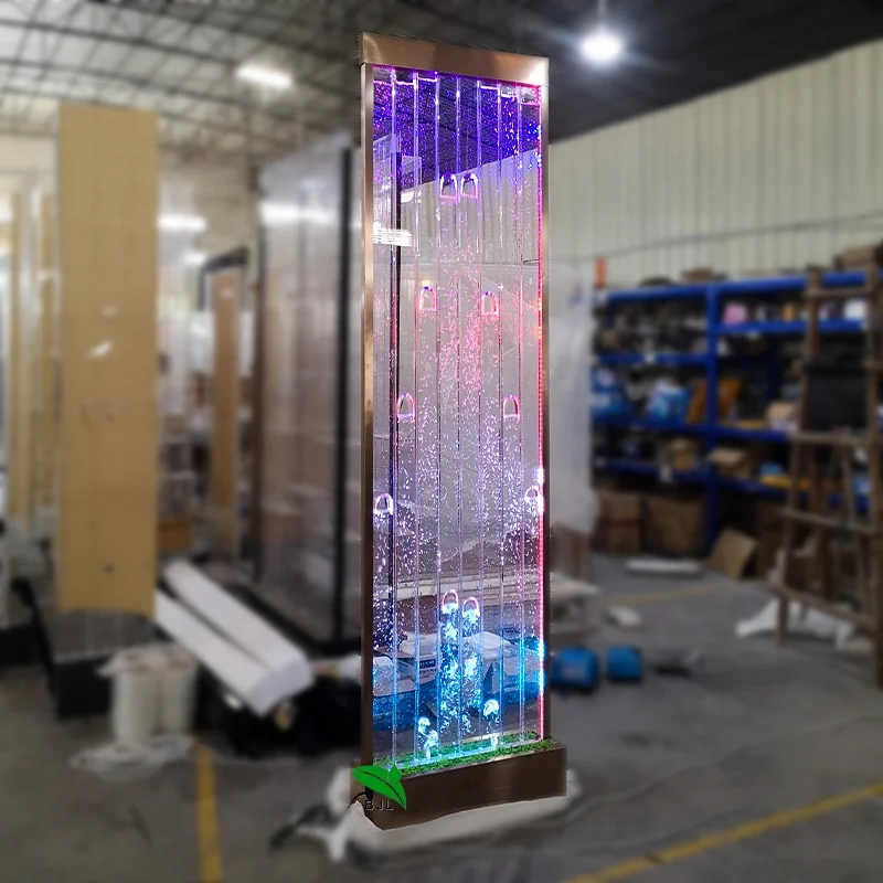 

Customization.Manufacturer Digital Programmable Water Bubble Wall LED Aquarium Restaurant Wall Decoration