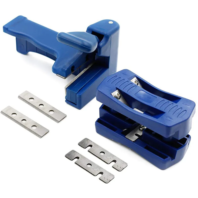 Imagem -03 - Double Edge Trimmer Side Banding Machine Ferramentas Manuais para Madeira Madeira Head Tail Trimming para Plástico Pvc Contraplacado