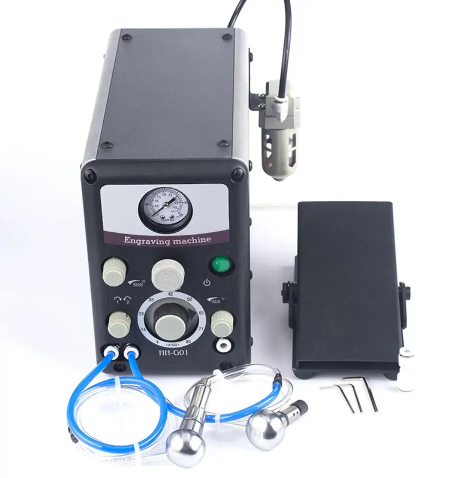 Hand Engraving & Stone Setting Tools Graver Max G8 Quick Setup Pneumatic Engraver Machine Jewellery Making Equipments