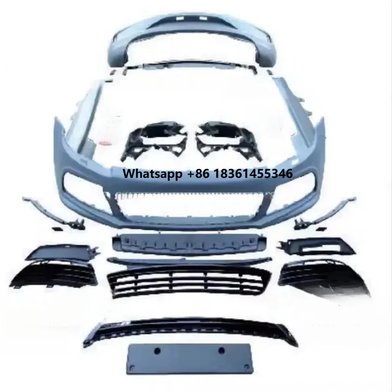 

For Sciroc R 2010 Exterior Modified Auto Parts Car Accessories Front Bumper Grille Body Kit Upgrade