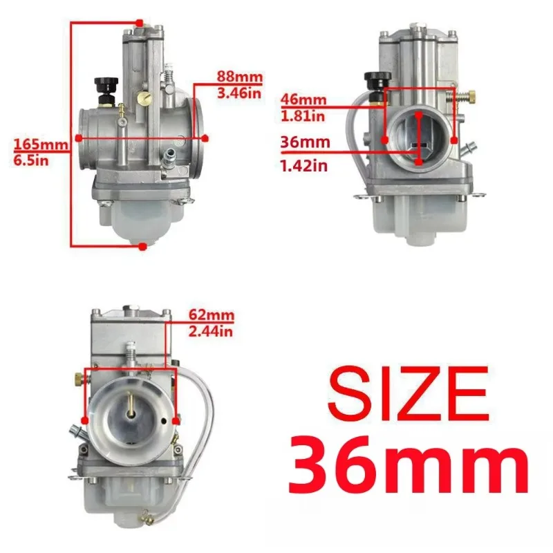 Yama ha Lectron YZ250 KTM250 CR250 RM250  RD350 YZ250 KX250 CRF250 TRX250 32MM 34MM 36MM 38MM 40MM TMX PWK Carburetor - Image 2