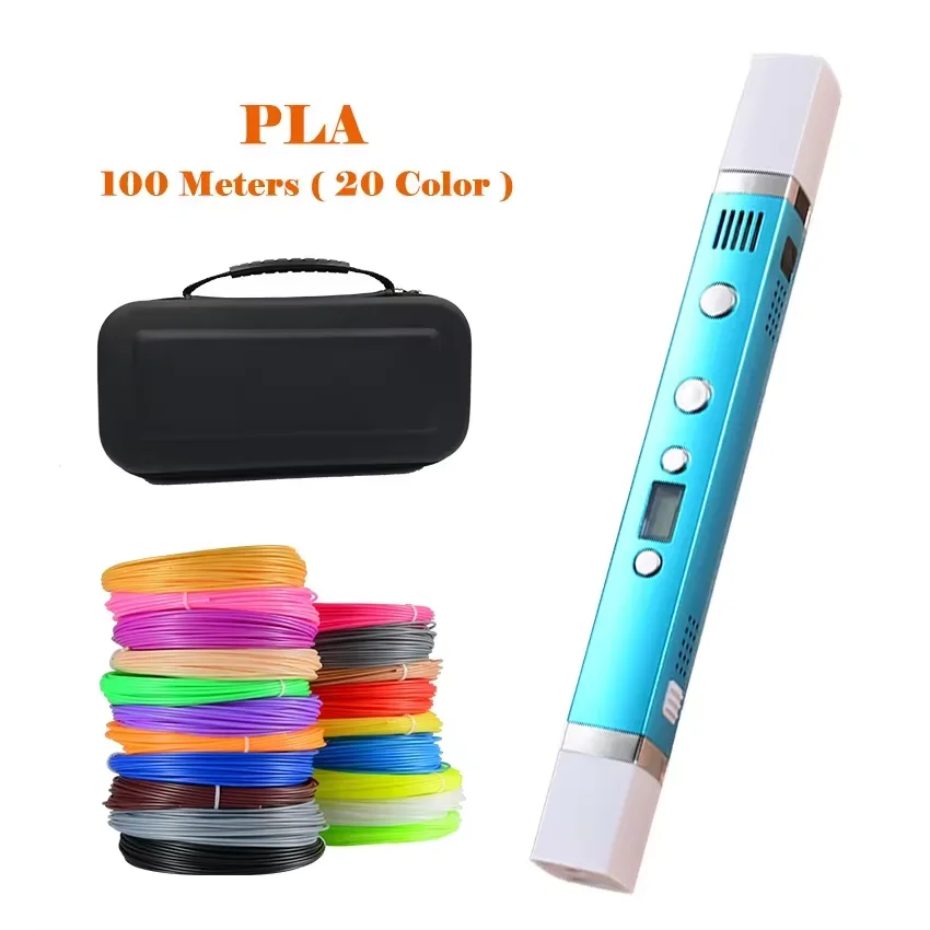 Myriwell Newest 3D Pen RP-100C Third Generation USB Plug 5V 2A Creative Caneta Pen 3D Graffiti Pen Digital 4 Speed Regulation