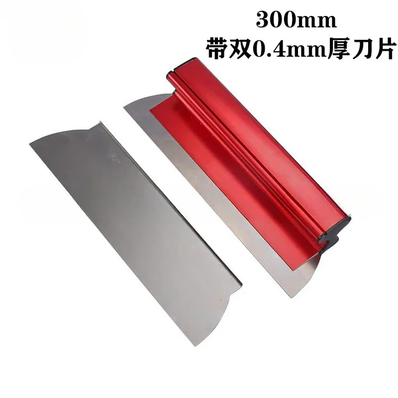 Wall putty cement mortar gypsum paint smoothing plastic box ash scraper stainless steel scraper feeding artifact