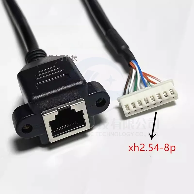 1PCS Super Category 5 Network Cable PH2.0x8Pin/XH 8pin/mx1.25*8p Dupont 2.54 Network Female Port Terminal