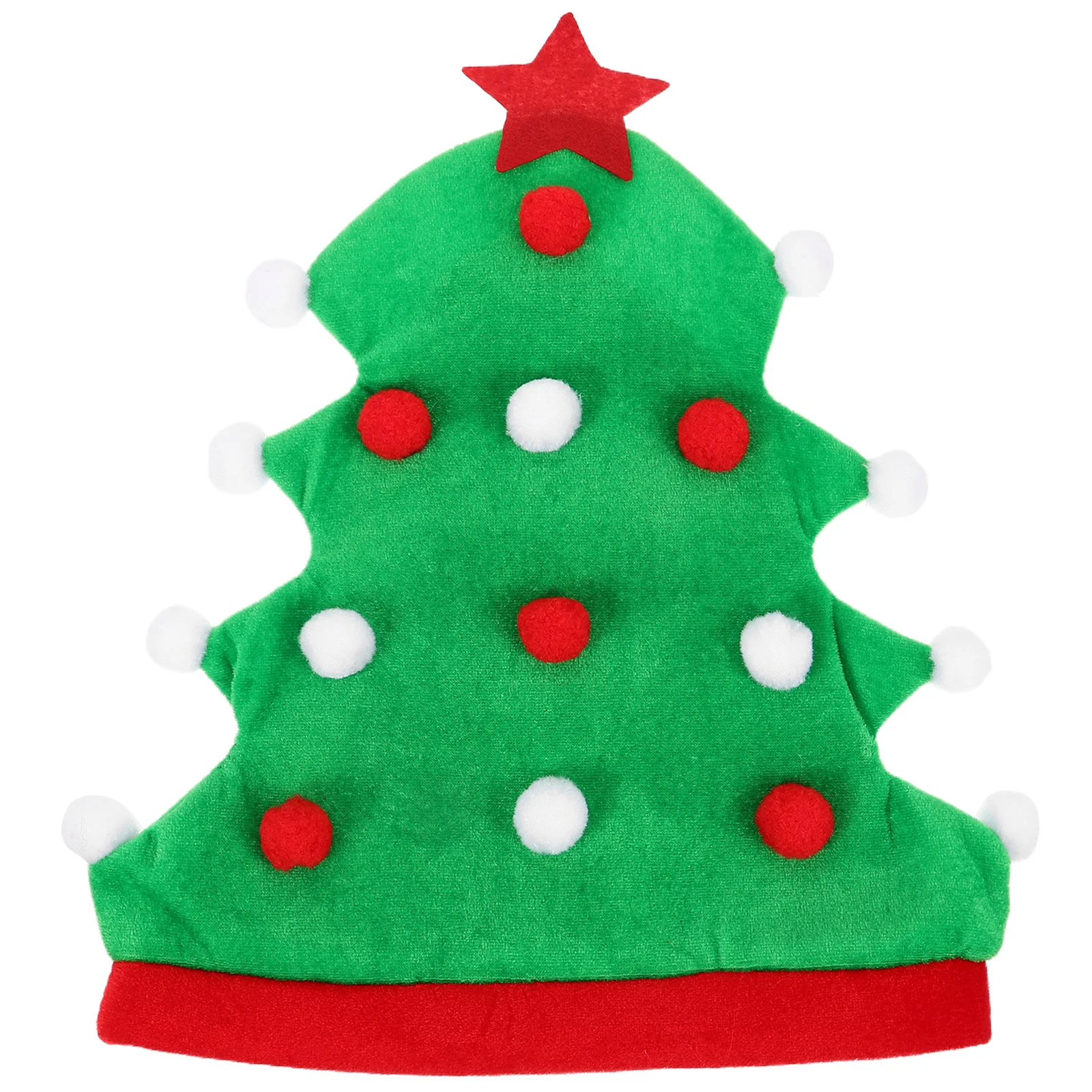 

Christmas Santa Hat Unique Tree Design Party Headdress Christmas Costume Supplies Adults Santa Hat Party Favor