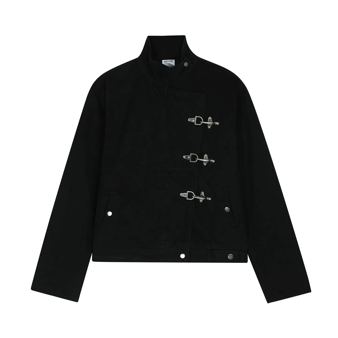 American-style Deconstructed Patchwork Bomber Jacket For Men Women Vintage Workwear Short Men's Trendy Autumn Coat