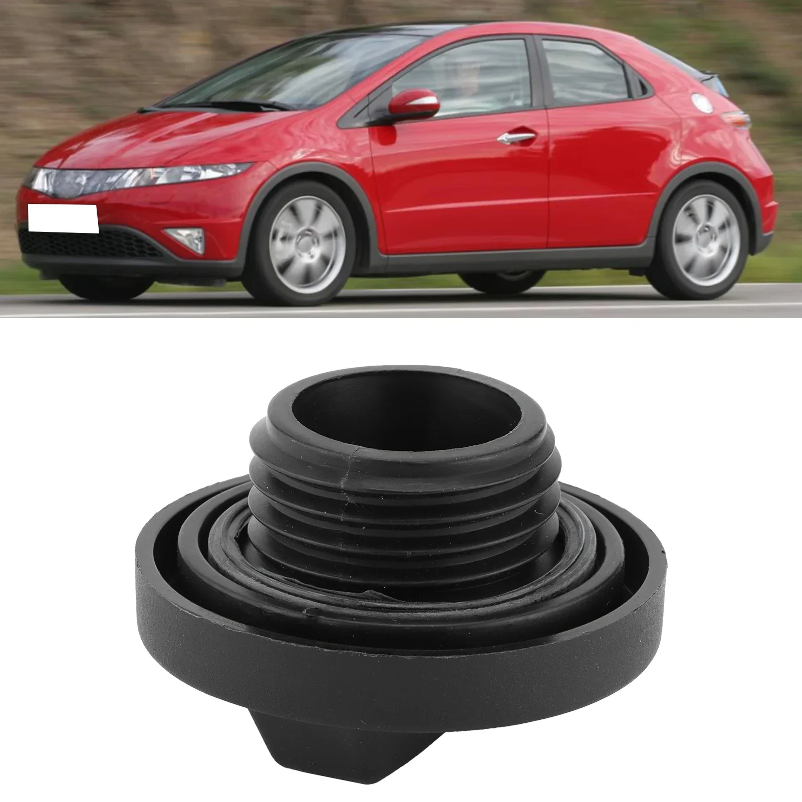 Engine Oil Filler Cap 15610‑P5G‑000 Black Cover Replacement For Honda Accord 2008‑2013