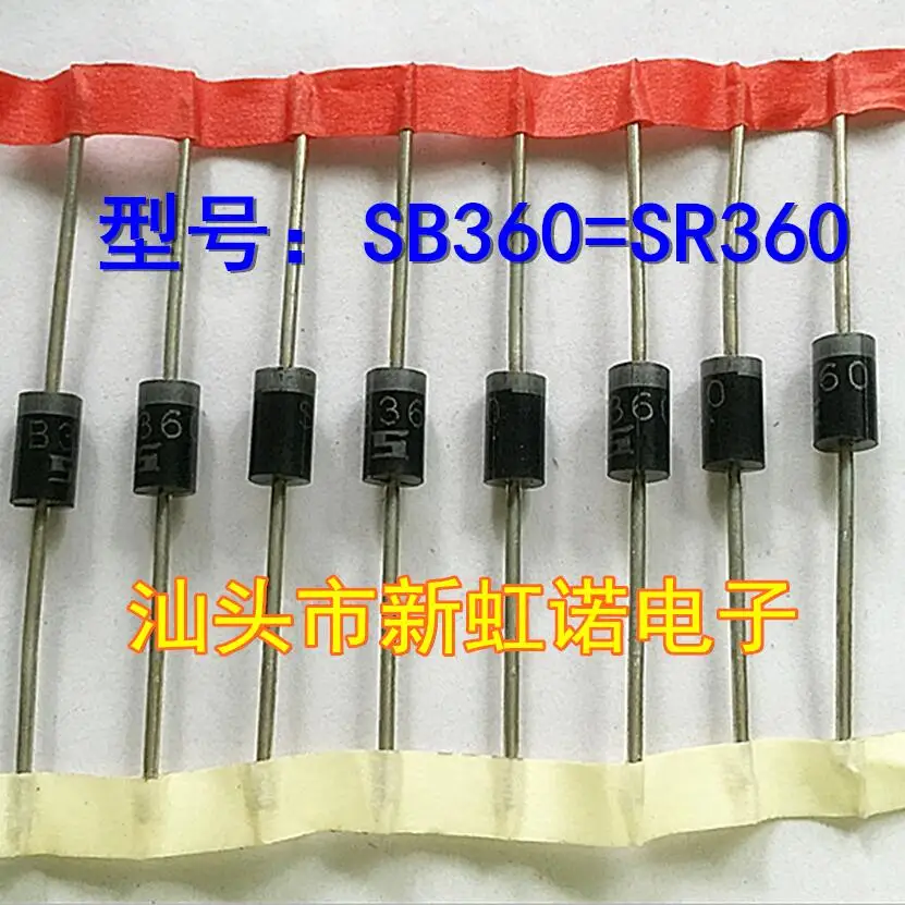 5 шт./партия, новый оригинальный диод Шоттки SR360 = SB360 = SR560 = SB560 DO 3