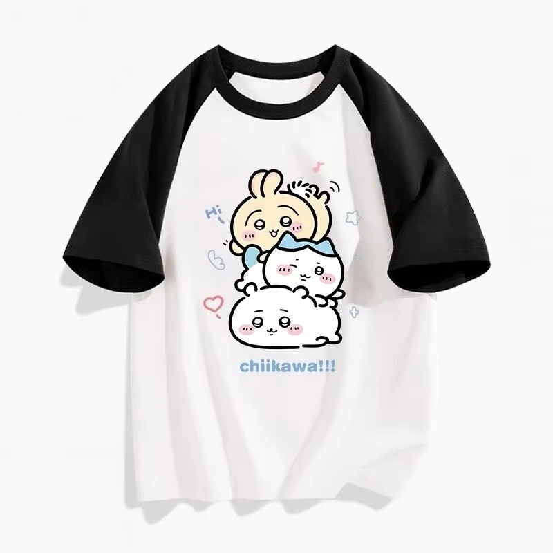 2026 Anime Chiikawa Usagi Momonga Hachiware Kurimanjuu T-Shirt Unisex Men Women Quick-dry Breathable Y2k Kawaii Jersey Gifts view 5