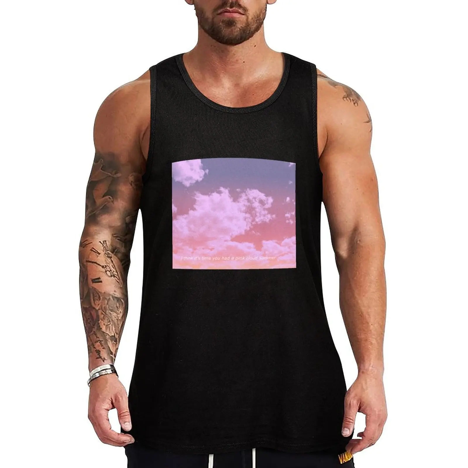 

Daylily Lyrics Tank Top vest for men best selling products gym t-shirts Sleeveless T-shirt