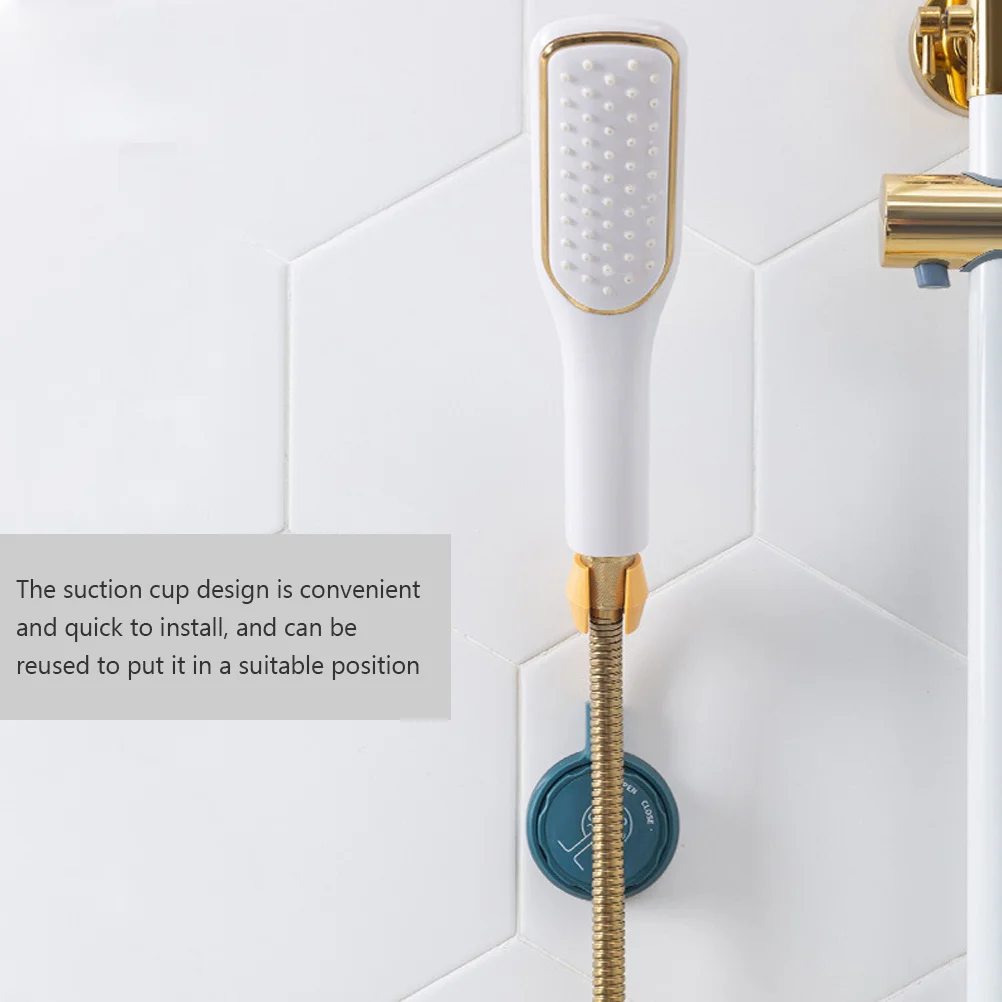 

Suction Cup Shower Head Bracket Adjustable Height Holder for Kids Pets Adults Reusable Bathroom Mounting Solution