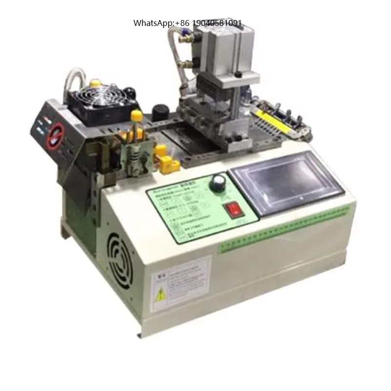 High Accuracy Electric Automatic Webbing Cutting and Hole Punching Machine Press for Textiles/Apparel