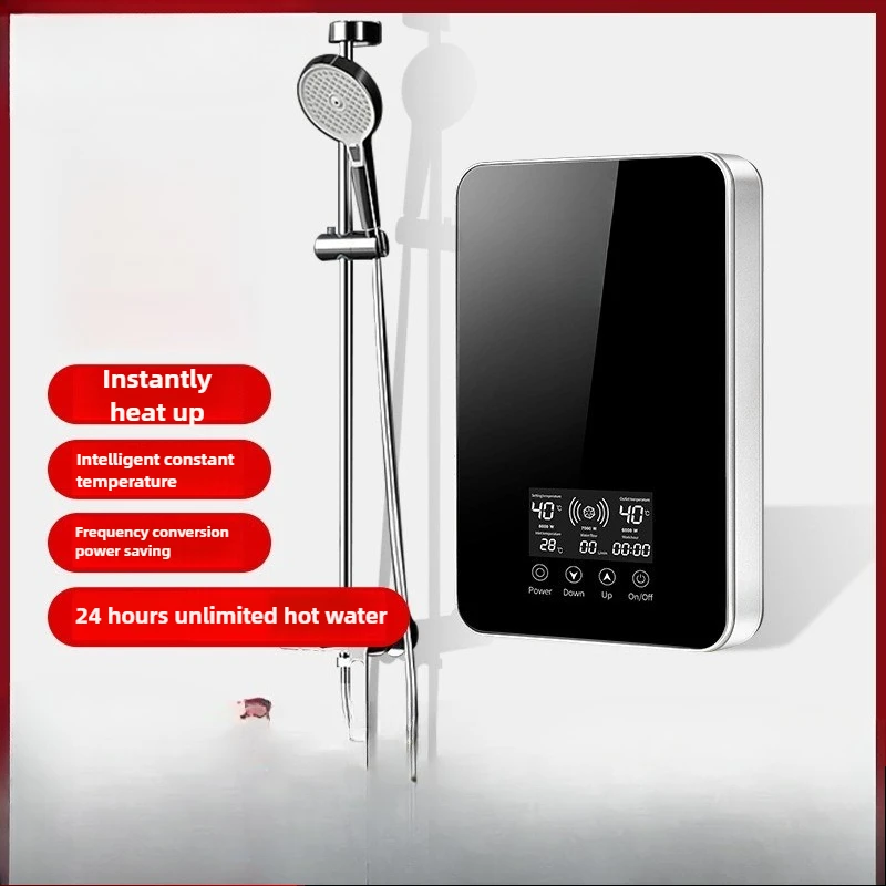 

Электрический водонагреватель 220 В, душевой набор, постоянная температура, интеллектуальная энергосбережение, быстрый нагрев, мгновенный электрический водонагреватель