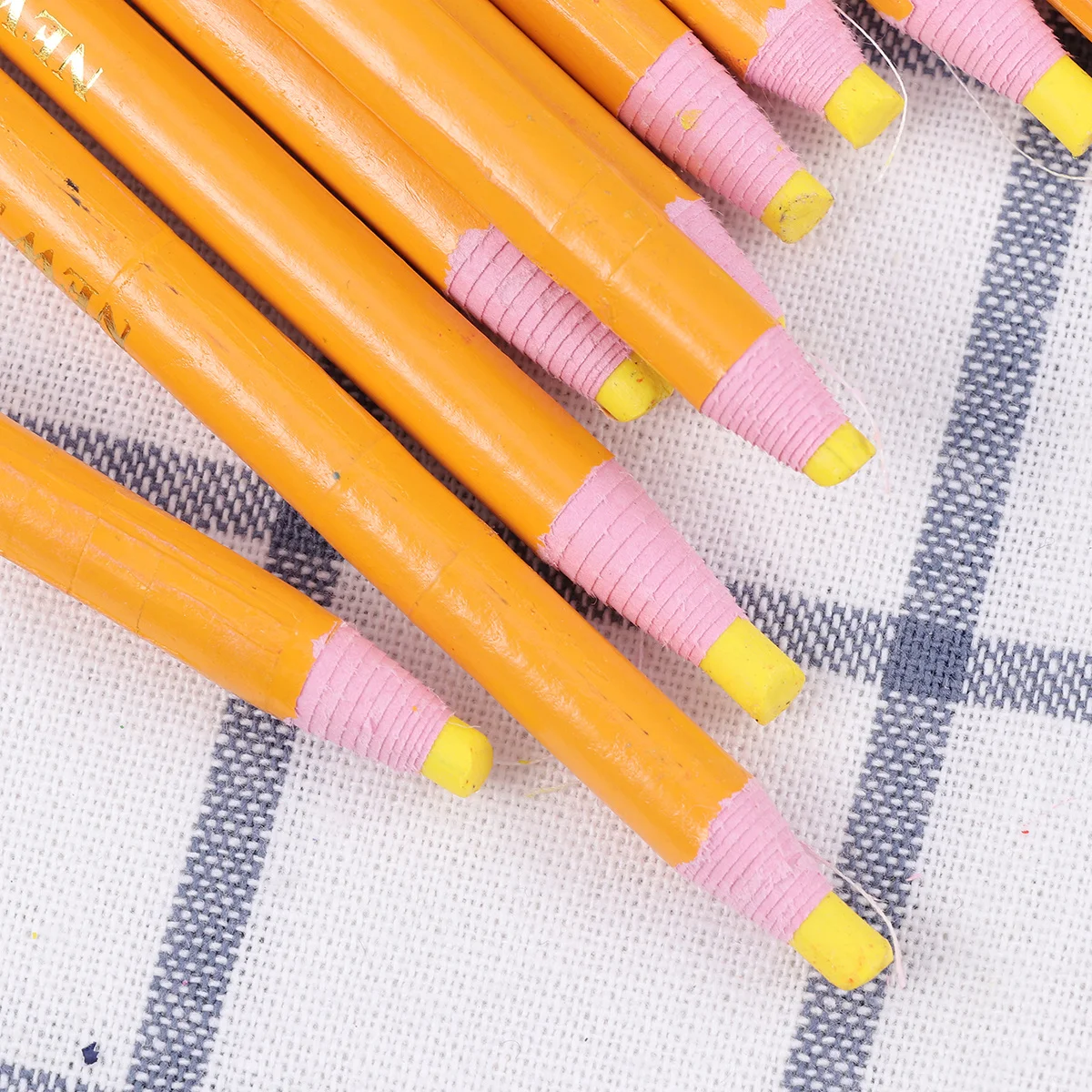 

12Pcs Peel-Off Marker Easy Remove for Ceramic Glass Wood Cloth Metal Fabric Marking Pencil China Marker Wax Stick