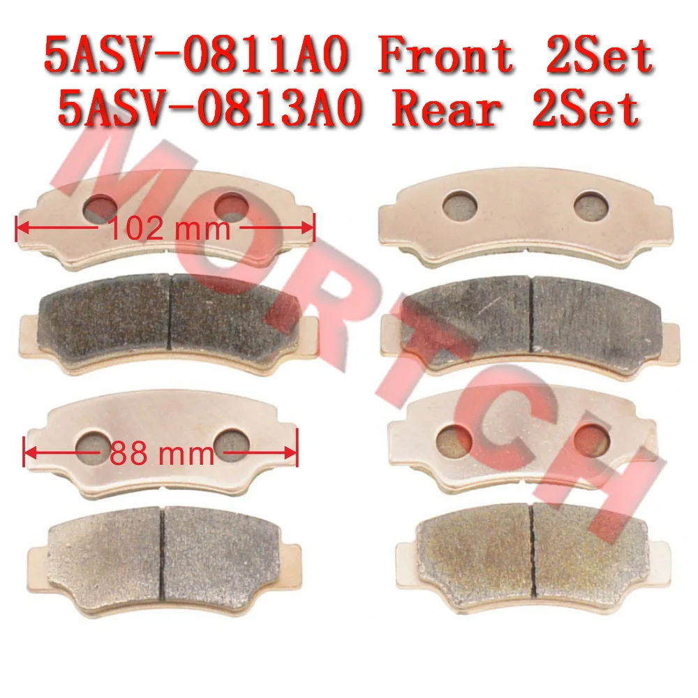 Front Rear Brake Sintered Pad 5ASV-0811A0 5ASV-0813A0 CFMoto ATV CForce 600 625 Touring CF600AU-3LF CF600ATR-2LC