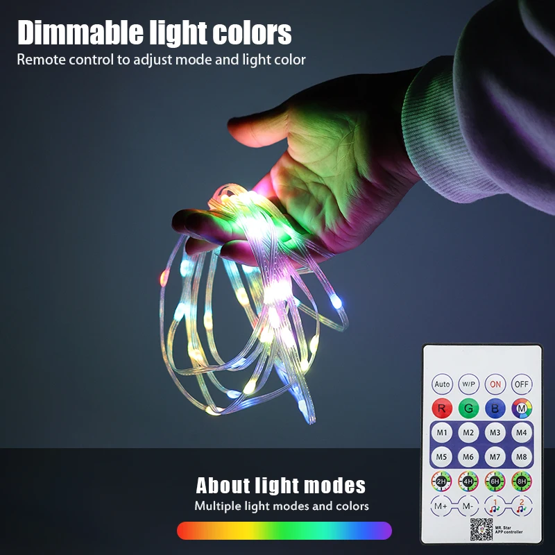 Christmas 5V USB LED light strip RGB LED light strip, suitable for room party decoration TV backlight