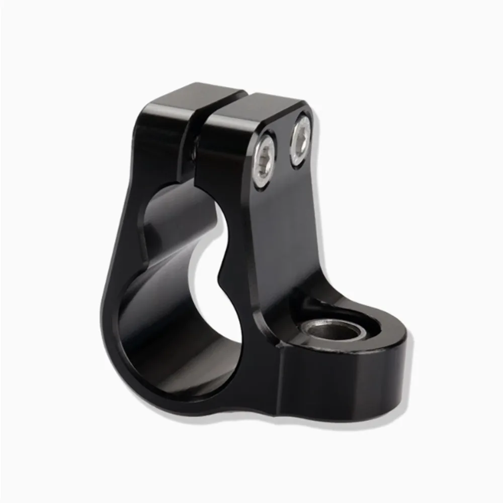Suitable for motorcycle titanium ruler bracket damper clamp hoop transfer code fixed seat sea soul ollins accessories