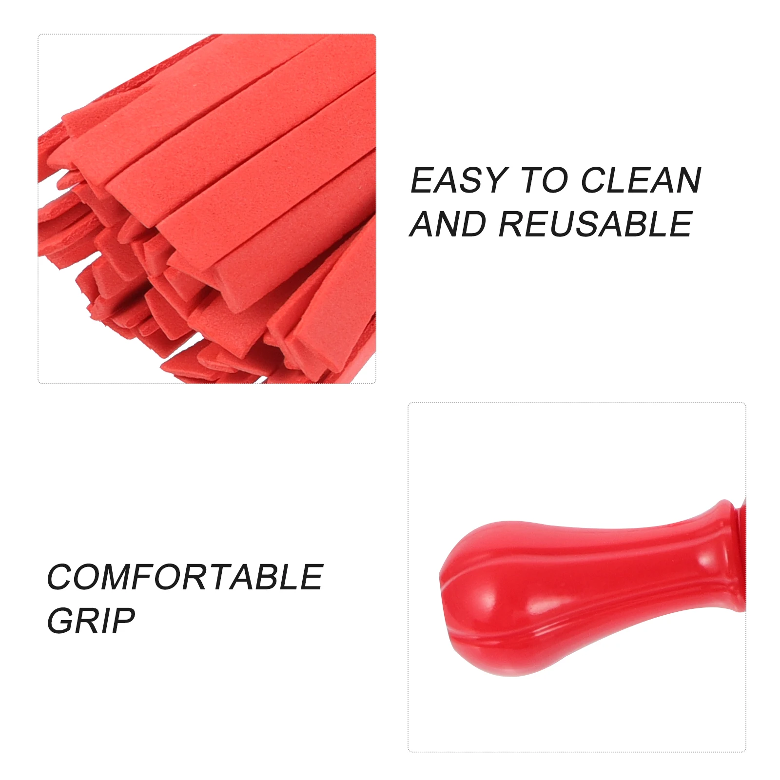 

4 Pcs Foam Paint Brushes 's Graffiti Tools Sponge for Painting s Toddler Red