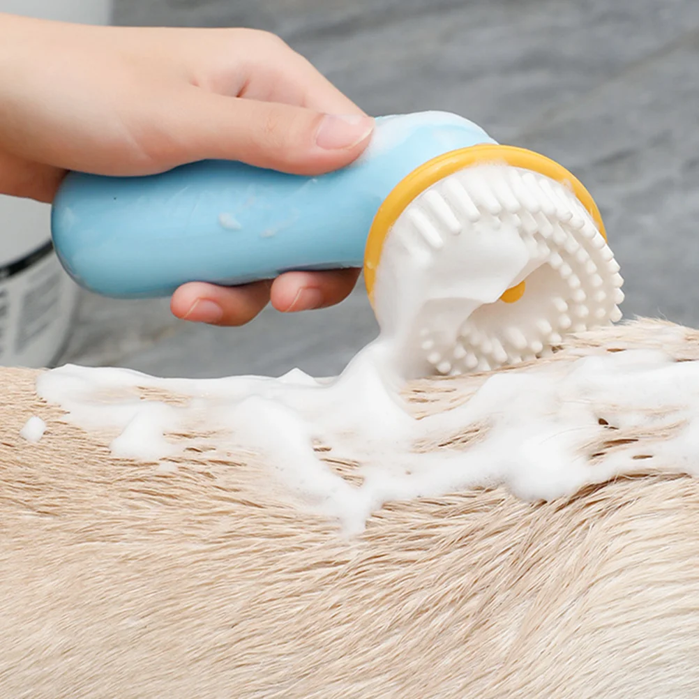 

Pet Bath Brush Dog Cat Multi functional Grooming Massaging Cleaning Shower Pet Supplies ABS TPR PP Lightweight Easy Hold Bathtub