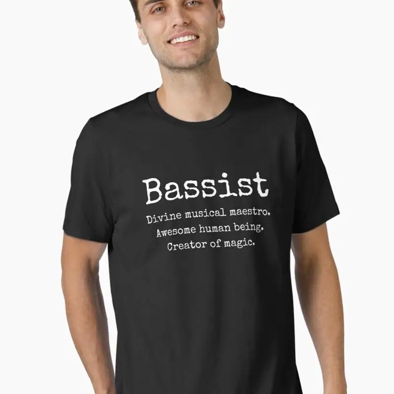 Bassist Meaning Bass Player Musicians Rocking Bassist Essential T-Shirt
