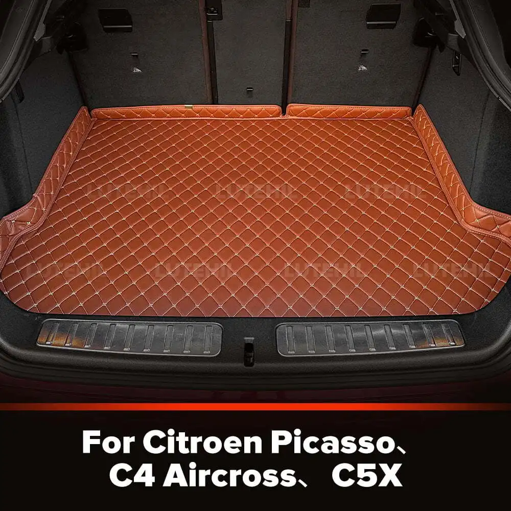 

Для Citroen Picasso、C4 Aircross、C5X изготовленный на заказ коврик в багажник автомобиля, защита от грязи, защитный коврик, грузовой вкладыш, авто аксессуары для интерьера