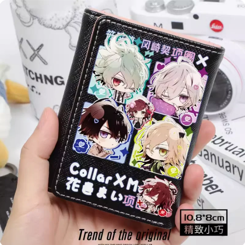 Anime Collar×Malice  Wallet Women's Fold Bag Multi Card Large Capacity Fashion Wallet Gift