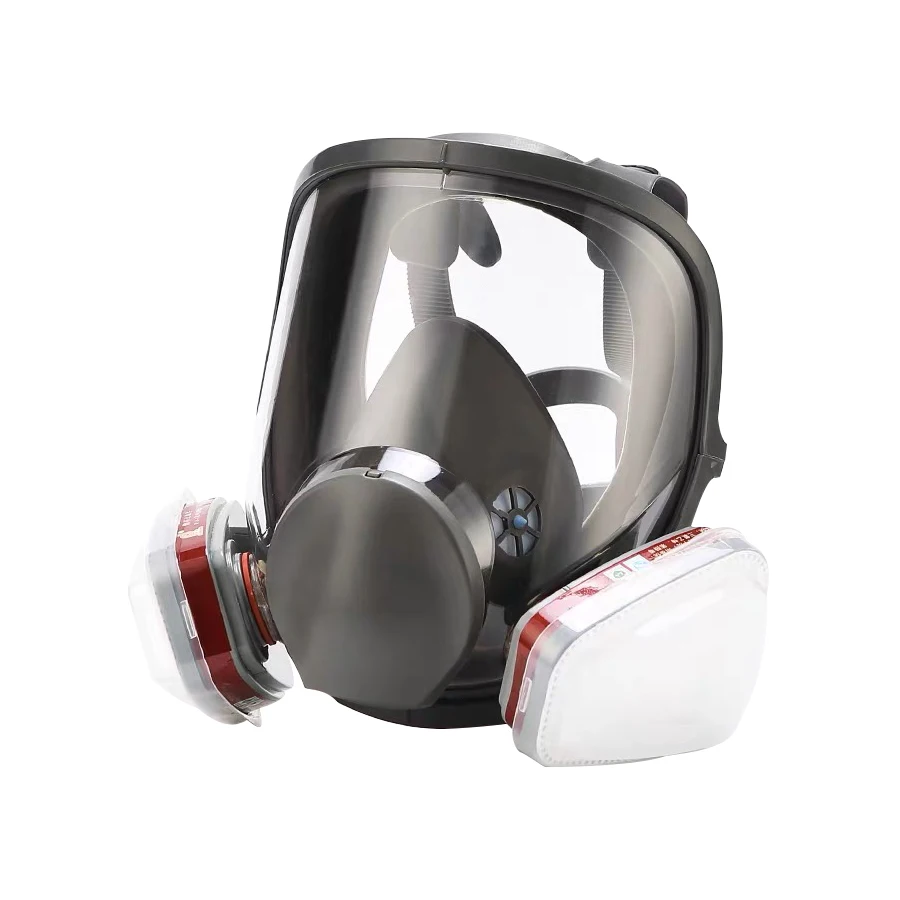 7in1 6800 Full Face Face-piece Respirator with Carbon Filters Organic Acid Gases Filter Painting Pesticide Gas Mask