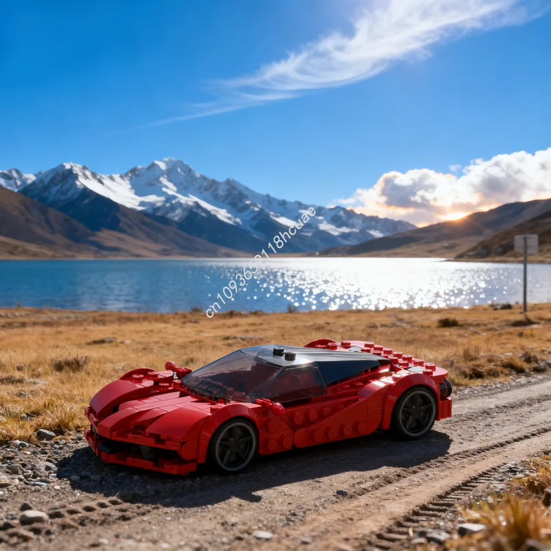 

186 шт. MOC 8 городские чемпионы модель строительные блоки строительство собрать рождественские подарки DIY креативные игрушки идея образование дети