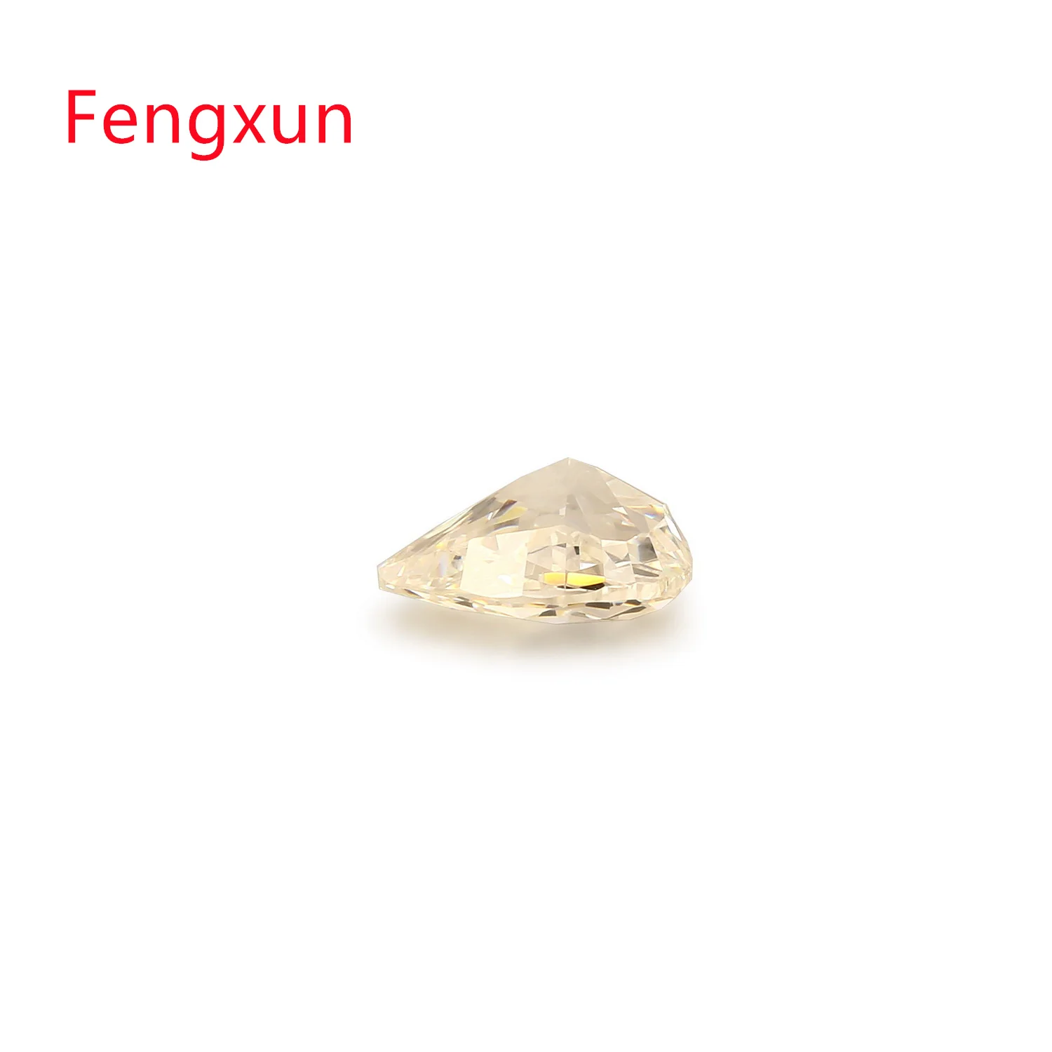 4x6~10x14mm L-Yellow Pear shape Crushed Ice Cut Loose CZ  Beads Cubic Zirconia Synthetic Gems For Woman’s Bracelet