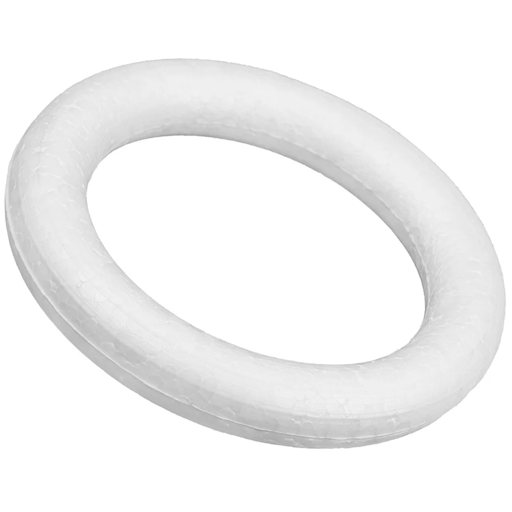 Foam Ring Party DIY Ornament Foams Circle Crafts Model Wreaths for Novelty Desktop Decors