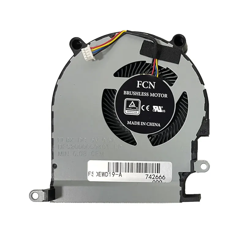 New Laptop Fan For DELL WD19TB WD19TBS WD19DC WD19DCS FL8X K20A001 K20A CN-0C96VF 0C96VF C96VF DC28000NZF0 DFS200005940T