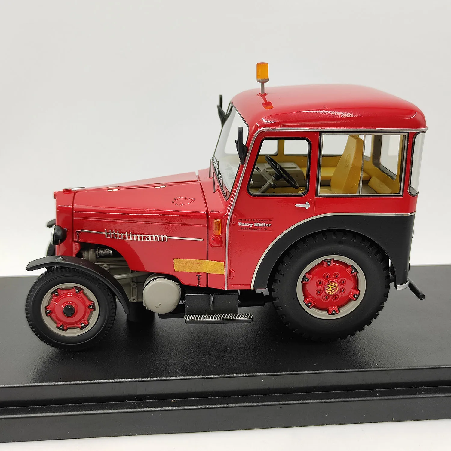 MOMINIATUR 1/32 مقياس هيمان D800 الراتنج جرار نموذج تحصيل لعبة هدية تذكارية عرض حلية #2