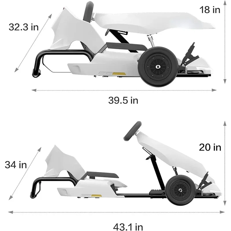 Good Entertainment Facility Segway Ninebot Go Kart Kit Portable Go Kart Frame