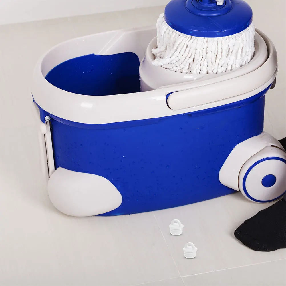 

2Pcs Mop Bucket Drain Plug Rubber Stopper Replacement Seal Ring Grip Outlet Cover Spin Flat Mop Tubing Water Tub Bathroom