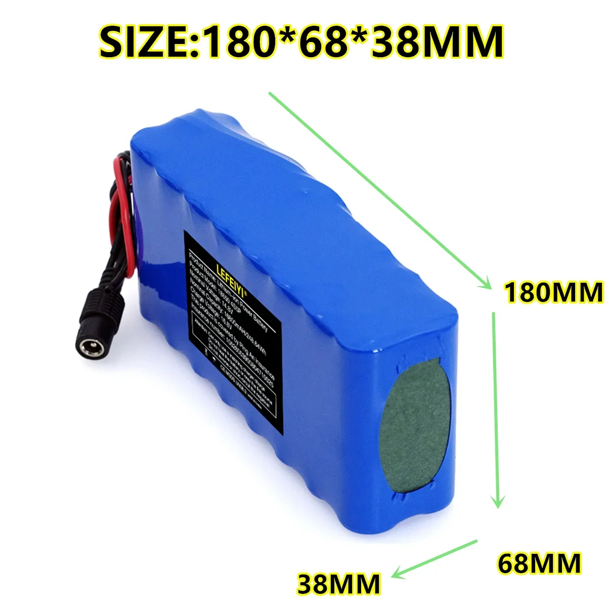 14.8V/16.8V 16.8Ah 4S5P Large Capacity 16800mAh 18650 Lithium Rechargeable Battery Pack with BMS Light LED Lamp POWER