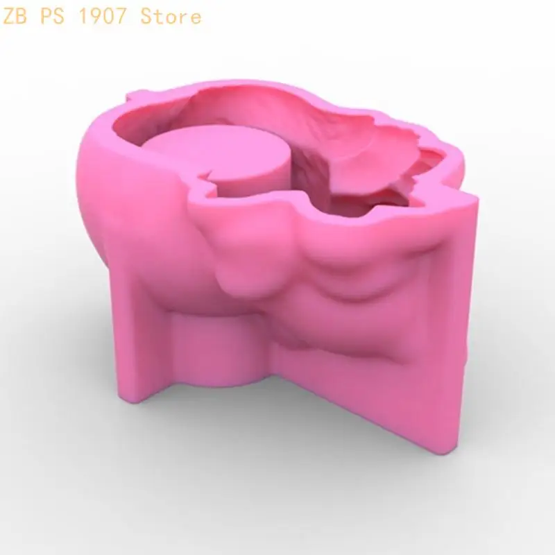 Succulents Flower Pot Resin Silicone Mold Suitable for Diy Garden Flower Pot 55KA