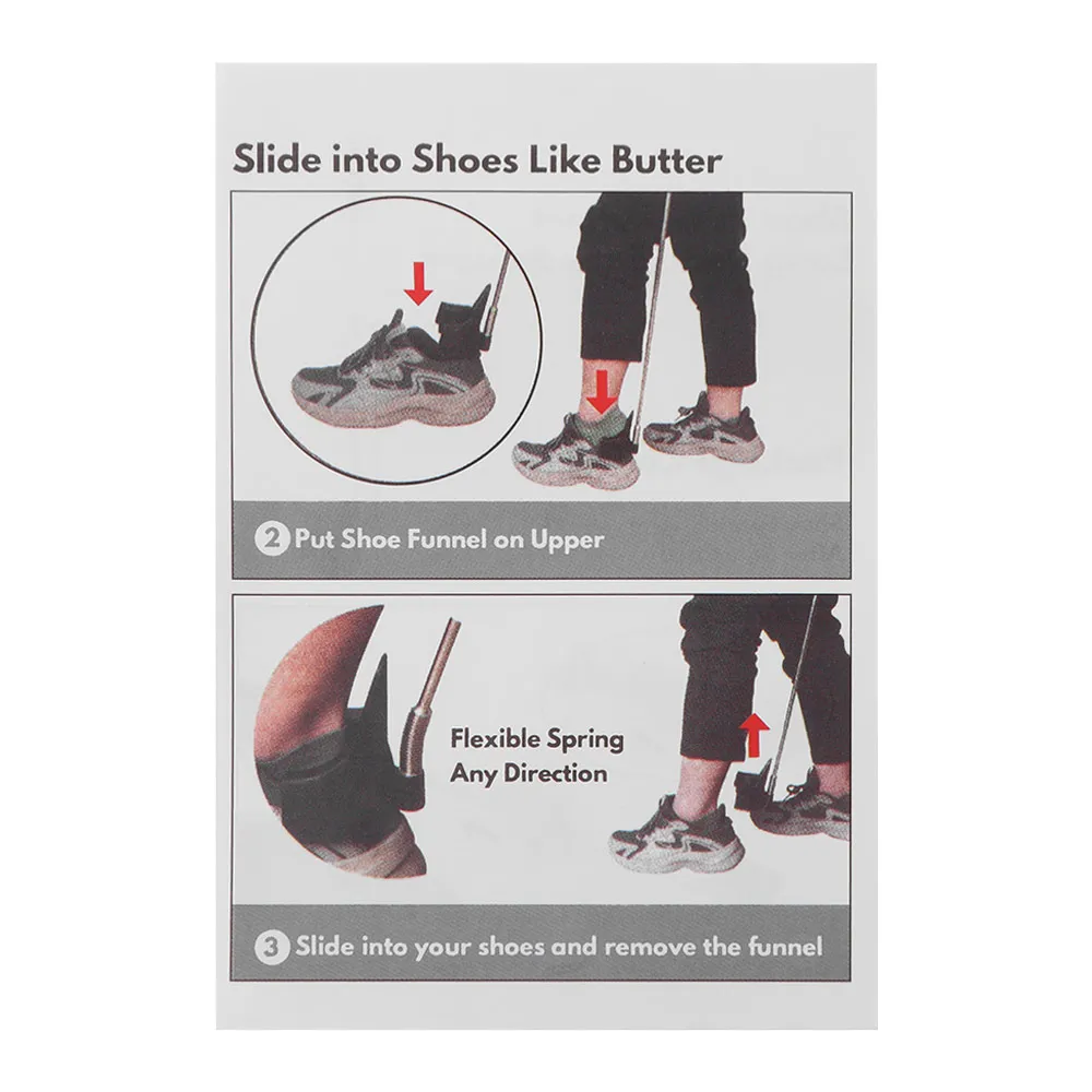 Shoe Puller Long Handle Shoe Horn Durable Without Bending Over Telescopic Shoehorn No Brace Easy To Take Shoe Lifter Wear Shoes