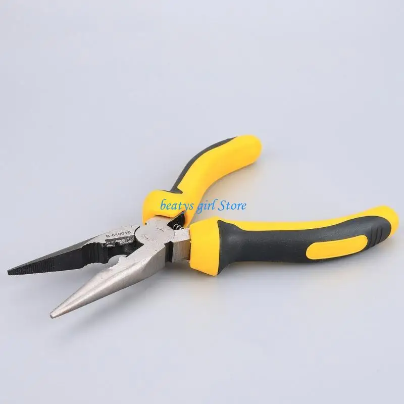 C7AB High Strength 6Inch Electronics Pliers Needle Nose Ergonomic For Prolonged Workshop Use