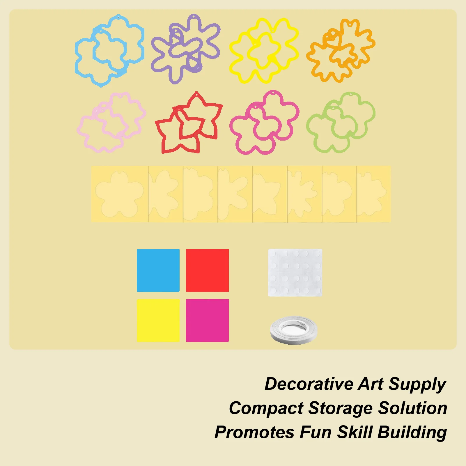 กระดาษวาดภาพ ชุดกระดาษตกแต่ง งานศิลปะสำหรับเด็กชาย เด็กหญิง ตกแต่งบ้าน กระจกหน้าต่าง งานวันเกิด กิจกรรมกลางแจ้ง โรงเรียน