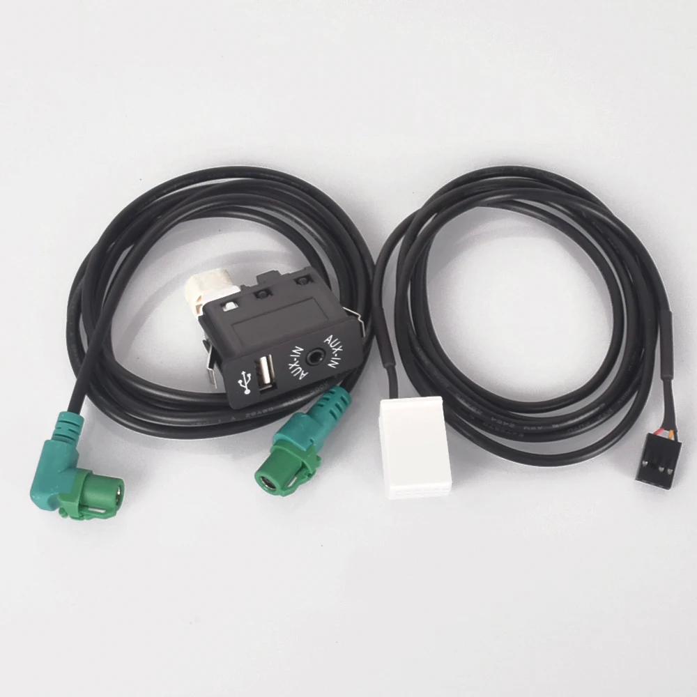 Samochodowy adapter gniazda wejściowego USB AUX do BMW E63 E81 E87 E90 F10 F12 E70 X1 X3 X5 — zdjęcie 3