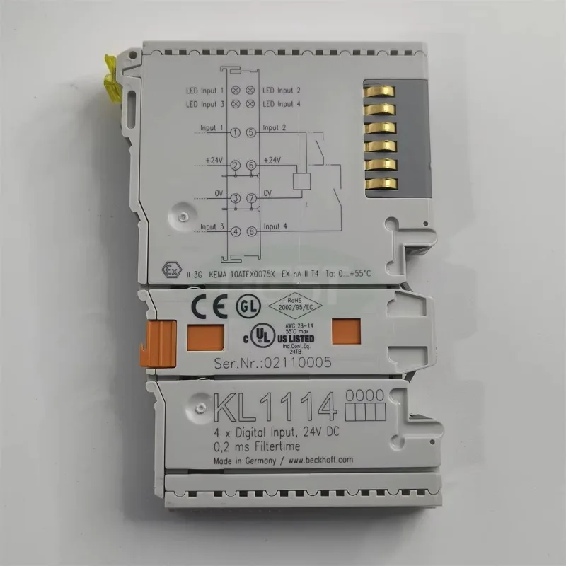 

KL1114 Beckhoff Digital Input Remote I/O Module DI 16CH Distributed NPN IO with EtherCAT Network