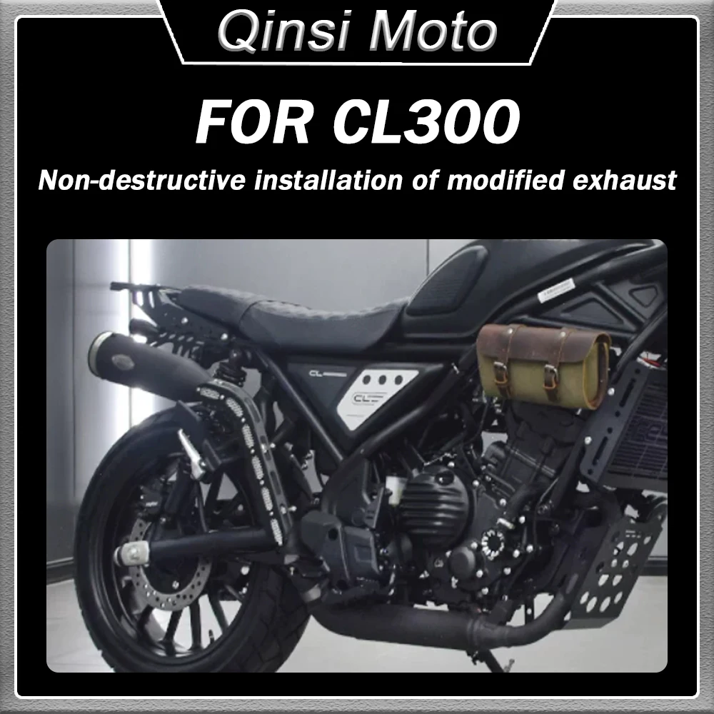 

Для Honda CL300 CL 300: Модифицированная высокоположенная выхлопная труба Crawler с правым одинарным выходом, глубоким и резонансным звуком