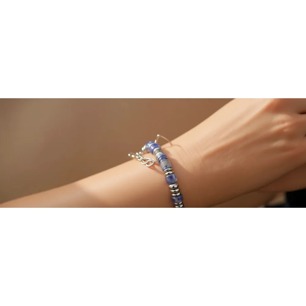 

Мужской браслет в стиле бохо из нержавеющей стали с бусинами, подарок для мужа, отца, друга