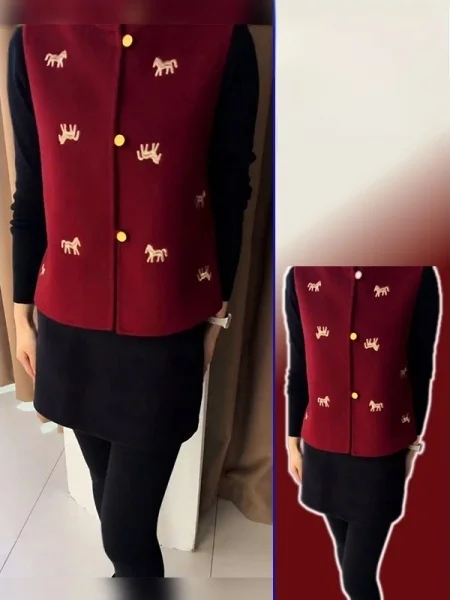 

Женский модный жилет больших размеров в китайском стиле, новинка весны, многослойный, универсальный, ажурный, открытый кардиган